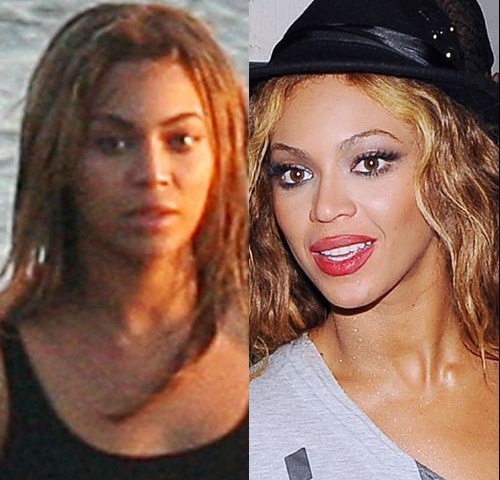 World’s Famous Celebrities With And Without Make-Up